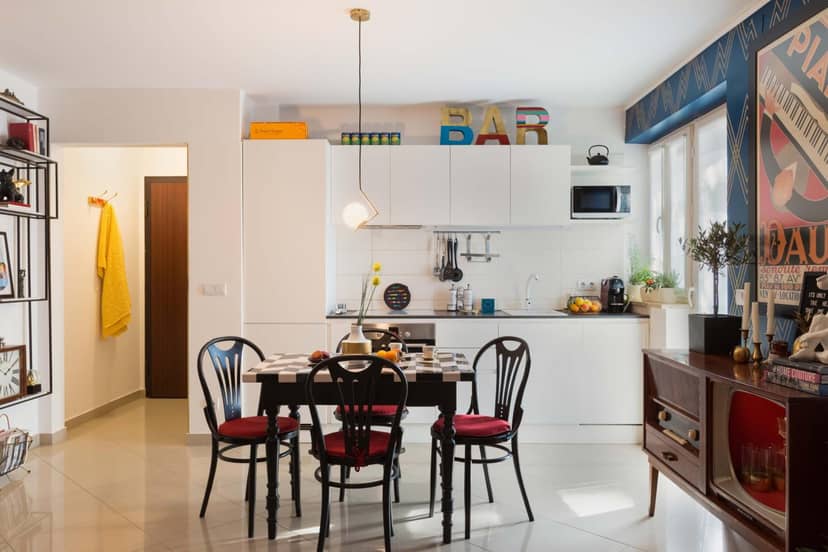 Design Apartment Eclectic Rhapsody — kitchen