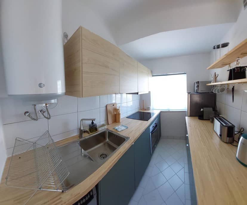 Apartamento 90m2 com vista mar - Albufeira — kitchen