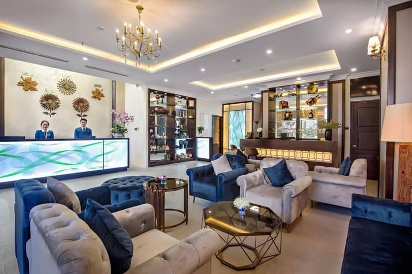 Halina Hotel and Apartment — recepcion & lobby