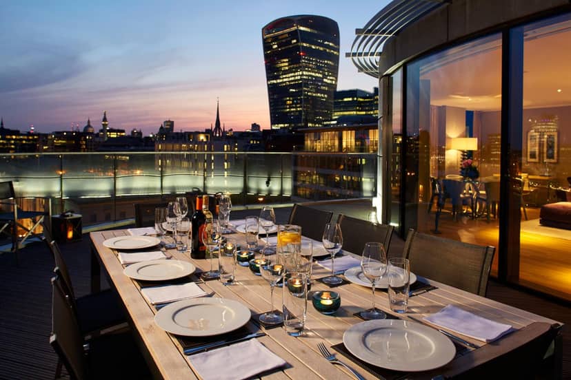 Cheval Three Quays at The Tower of London — roof