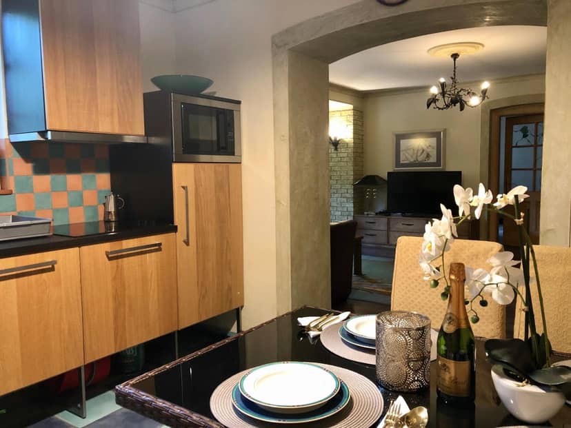 Buda Hills villa apartment — kitchen