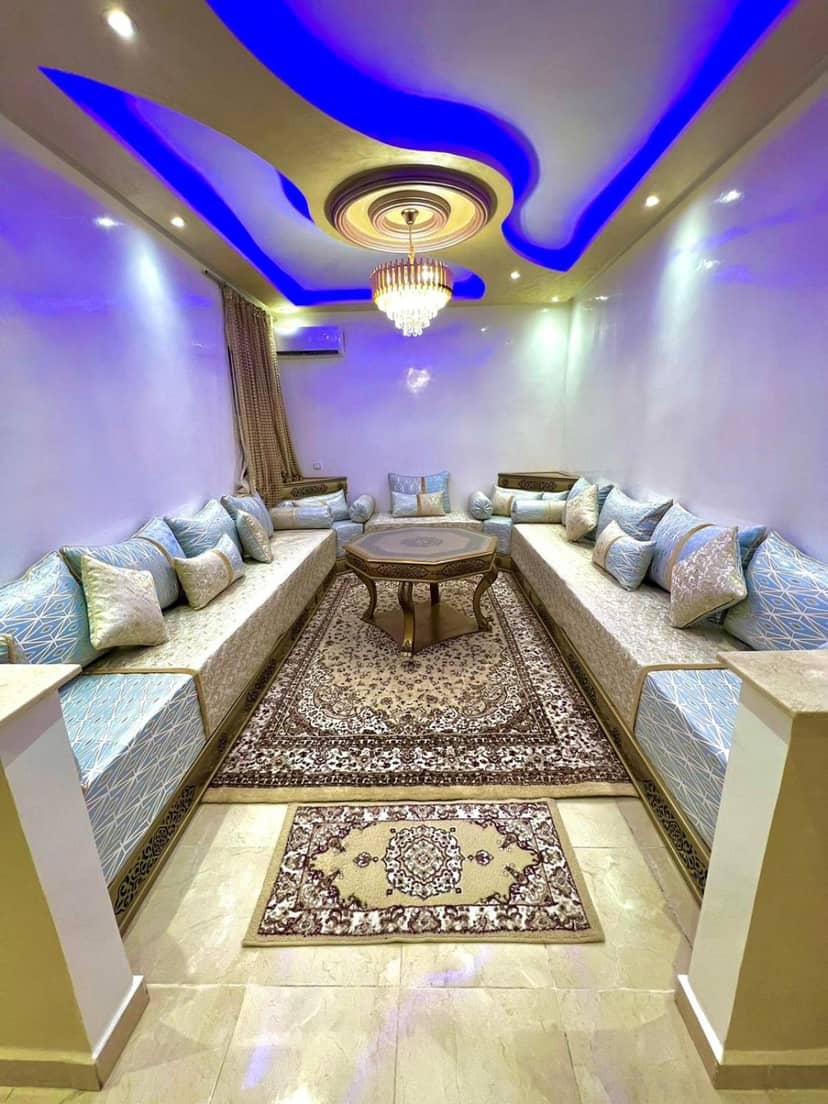 Superbe Appartement proche centre marrakech, neuf tout équipé — lounge