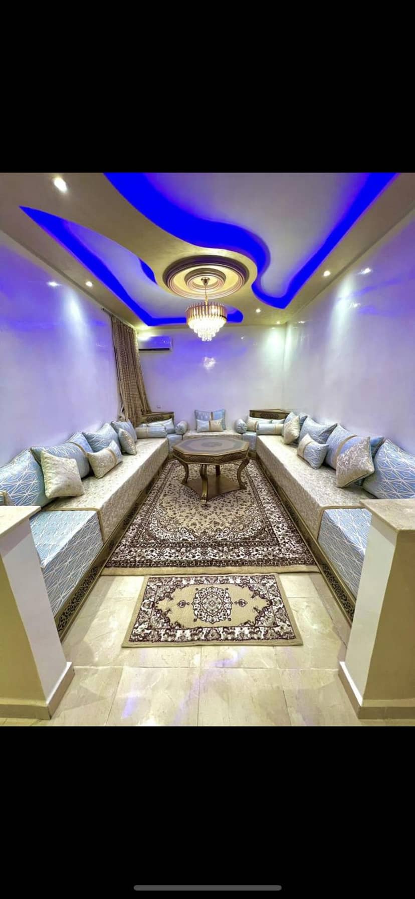 Superbe Appartement proche centre marrakech, neuf tout équipé — lounge