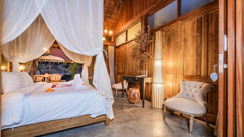 Ganesh Nature — hotel room