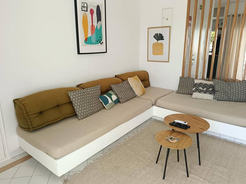 Apartamento 90m2 com vista mar - Albufeira — lounge