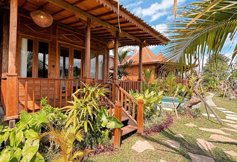 Jagadhita Villas Ubud Bali — building