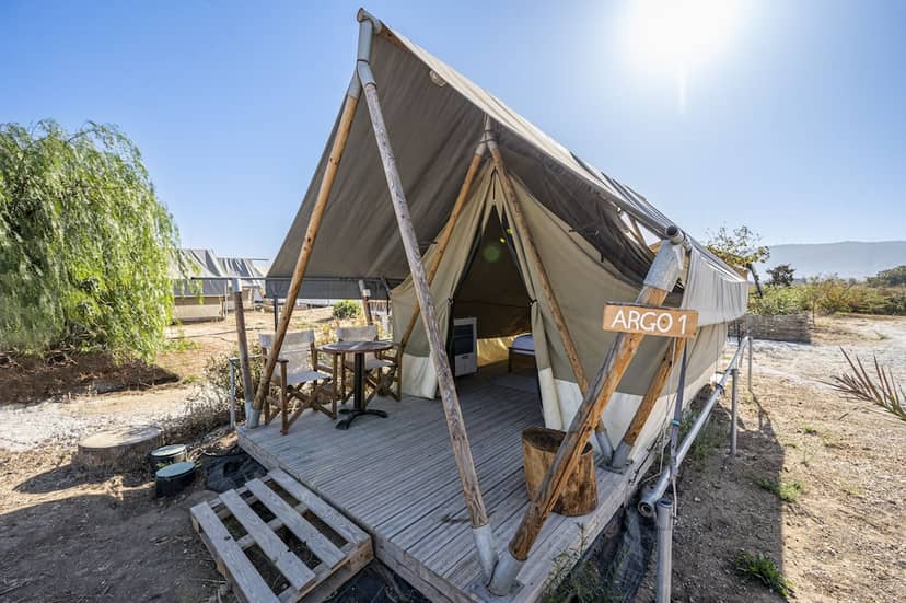 Sails on Kos Ecolux Tented Village — building